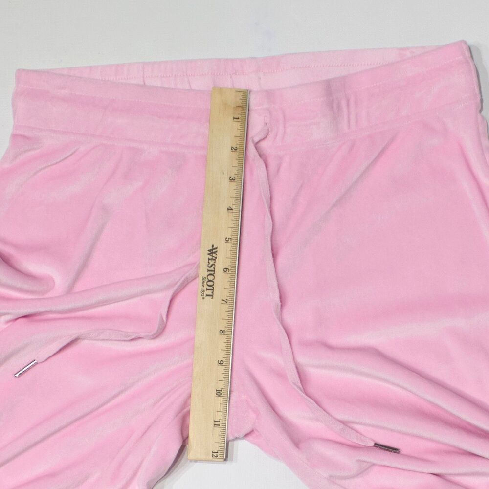 Juicy Couture Sleepwear Classic Velour Bling 2-Piece Pajama Set Pink Women Sz. M - Picture 14 of 15